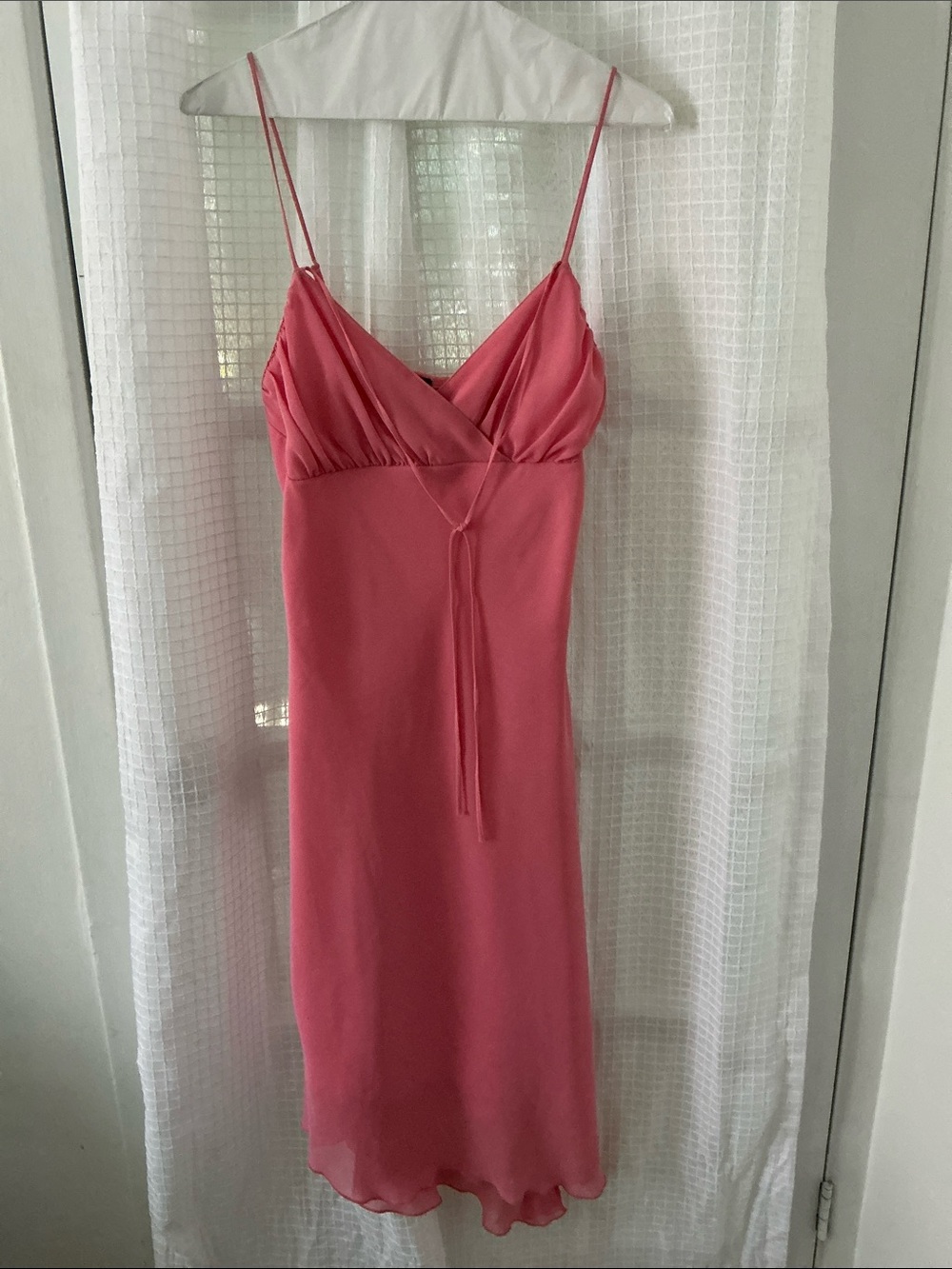 twik light Pink Spaghetti Strap Slip Dress